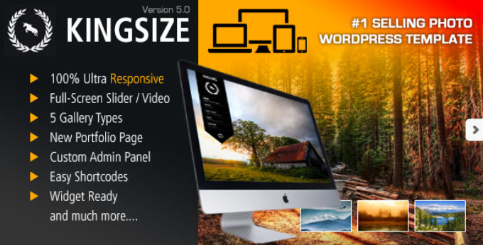 Change Log for KingSize WordPress version 5.1